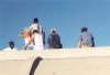 folks on roof